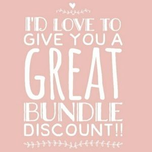 BUNDLE ALL YOUR LIKES AND SAVE!!!!! 💰💰💰